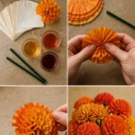 Marigolds out of coffee filters [Video] | Homemade dyes, Autumn&hellip;
