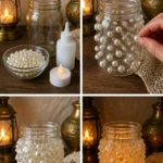 Pearl Mason Jar Lantern