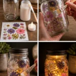Pressed Flower Lantern