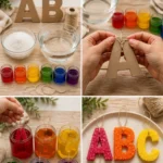 Rainbow Crystal Initial Letters