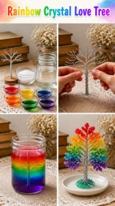 Rainbow Crystal Love Tree