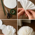 Tutorial: Coffee filter flowers