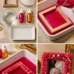 Vivid Crystal Wedding Frame