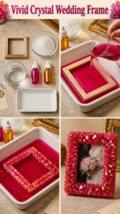 Vivid Crystal Wedding Frame