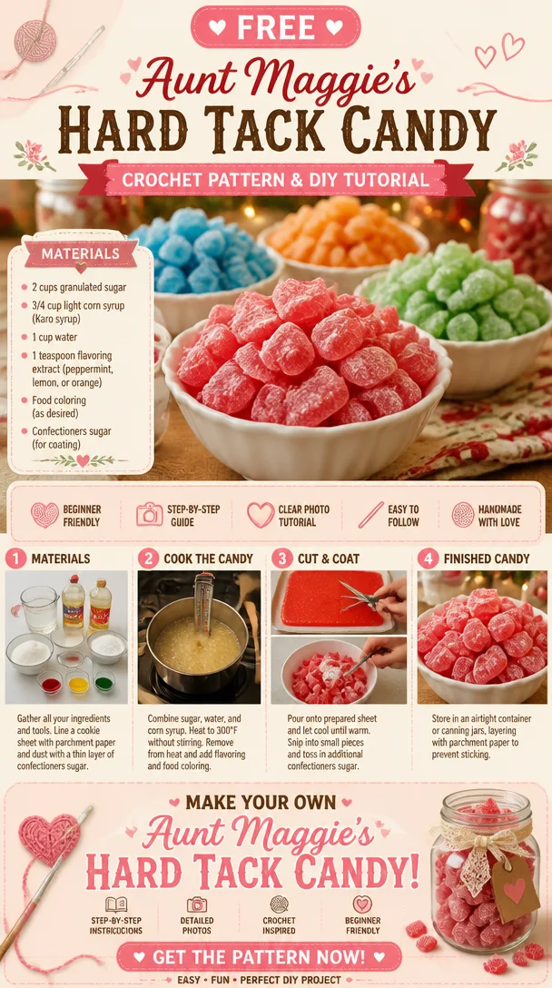 Aunt Maggie's hard tack candy in a colorful assortment of flavors