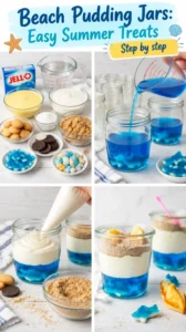 Beach Pudding Jars: Easy Summer Treats