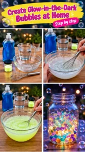 Create Glow-in-the-Dark Bubbles at Home