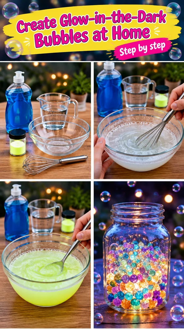 Create Glow-in-the-Dark Bubbles at Home