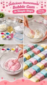 Delicious Homemade Bubble Gum in Simple Steps