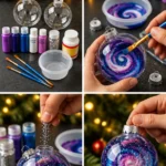 DIY Celestial Galaxy Ornaments for Kids