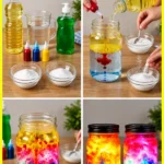 DIY Color-Changing Lava Lamp Jars