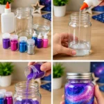 DIY Galaxy Glitter Jar at Home