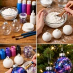 DIY Galaxy Ornaments with Baking Soda in Minutes