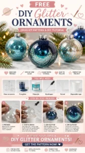 DIY Glitter Ornaments