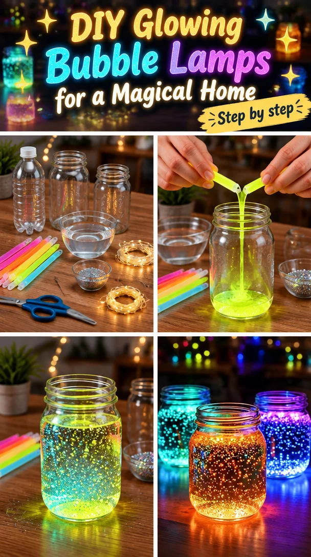 DIY Glowing Bubble Lamps for a Magical Home