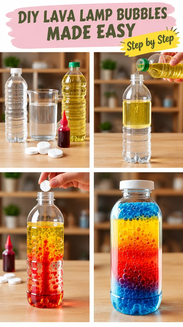 DIY Lava Lamp Bubbles Made Easy