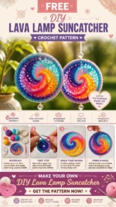 DIY Lava Lamp Suncatcher