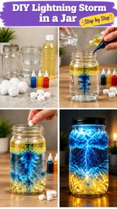 DIY Lightning Storm in a Jar