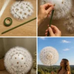 DIY Magical Giant Dandelion Decor