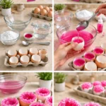 DIY Pink Crystal Egg Geodes
