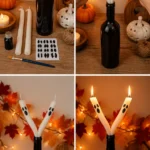 DIY Spooky Ghost Candles for Halloween