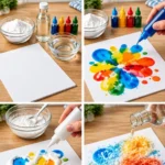 Fizzy Painting with Baking Soda and Vinegar