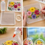 Flower Suncatchers with Clear Glue