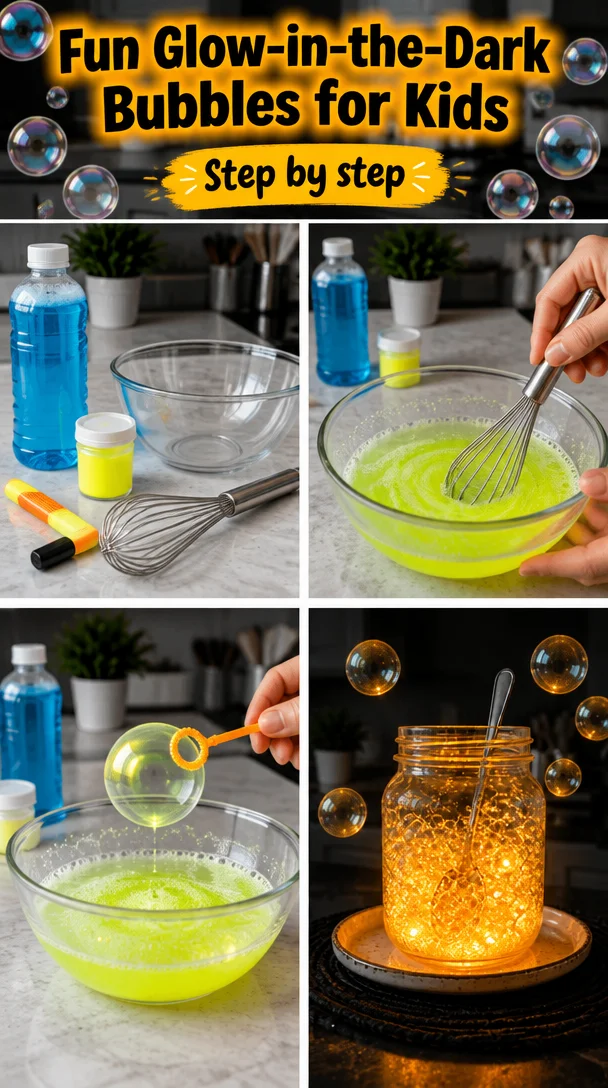 Fun Glow-in-the-Dark Bubbles for Kids