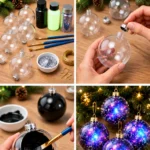Glow-in-the-Dark Galaxy Ornaments for Holidays