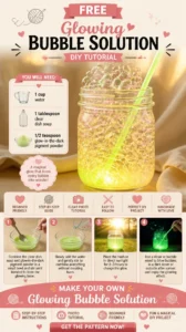 Glowing Bubble Solution