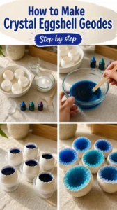 How to Make Crystal Eggshell Geodes