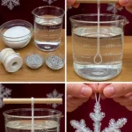 How to Make Crystal Snowflakes