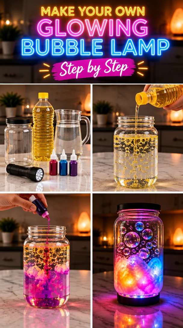 Make Your Own Glowing Bubble Lamp