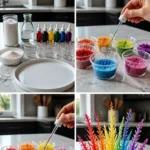 Rainbow Fireworks Ignite Sugar Explosion