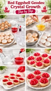 Red Eggshell Geodes: Crystal Growth