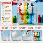 Shaving Cream Water Experiment (Rain Cloud Science)