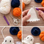 Simple Halloween Ghost Amigurumi Crochet Pattern