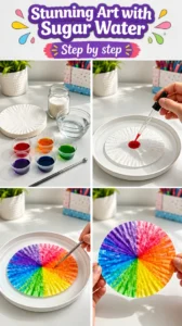 Stunning Art with Sugar Water