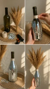 Turn Old Bottle Into Disco Decor
