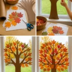 Turn Your Window Into an Autumn Tree