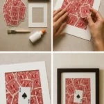 Turning Playing Cards Into Luxe Decor
