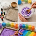 Vibrant Dyed Salt for Sensory Play