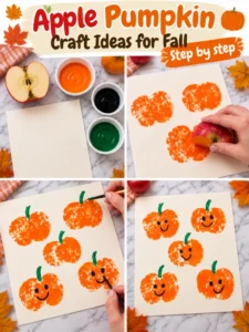 Apple Pumpkin Craft Ideas for Fall