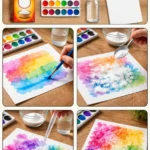 Baking Soda Painting for Kids