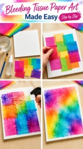 Bleeding Tissue Paper Art Made Easy