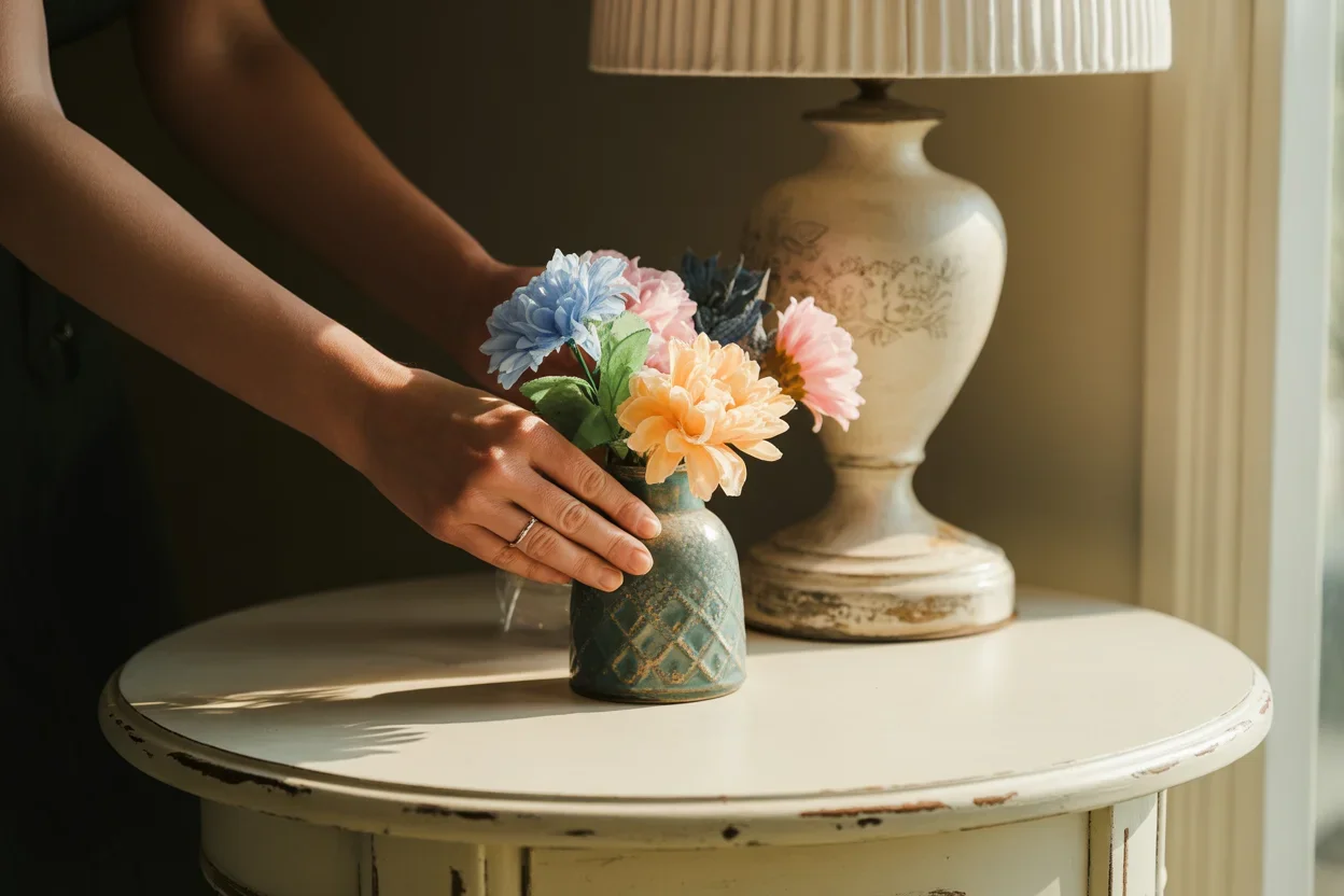 Blending vintage and modern lighting