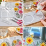 Can Clear Glue Create Flower Suncatchers