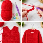 Children’s Crochet V-Neck Pullover Pattern