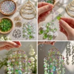 Cottagecore Suncatcher: Lily of the Valley, Fairycore Crystal, and Leaf&hellip;