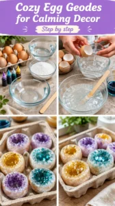Cozy Egg Geodes for Calming Decor